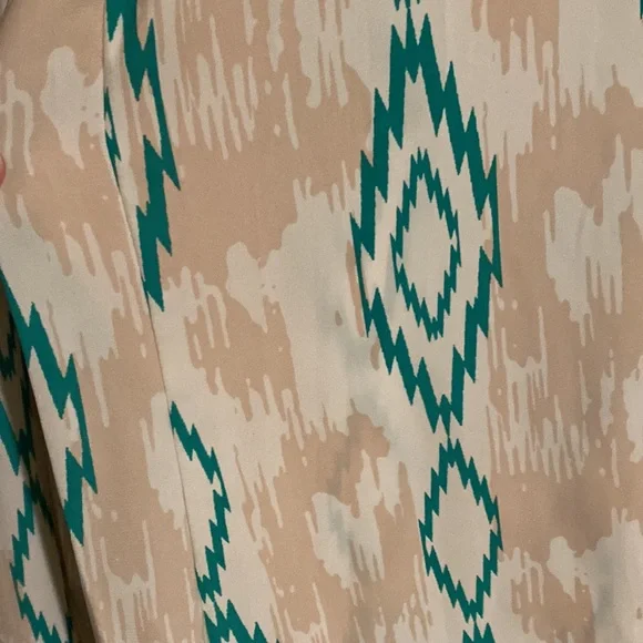 Aztec print wide leg pants - Picture 4 of 4